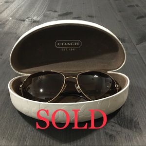 NWOT Coach Allegra Aviators